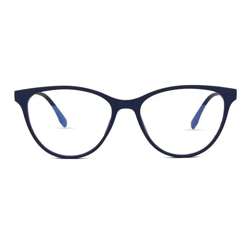 TruBlu | Blue Medium Full Rim CATEYE Computer Glasses for Men & Women [Blue Block]