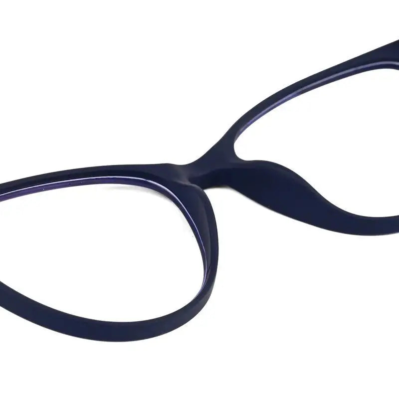 TruBlu | Blue Medium Full Rim CATEYE Computer Glasses for Men & Women [Blue Block]