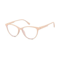 TruBlu | Cream Medium Full Rim CATEYE Computer Glasses for Men & Women [Blue Block]