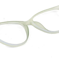 TruBlu | Light Green Medium Full Rim CATEYE Computer Glasses for Men & Women [Blue Block]