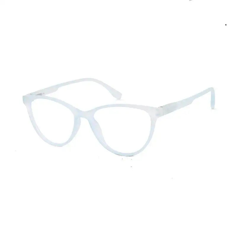 TruBlu | Sky Blue Medium Full Rim CATEYE Computer Glasses for Men & Women [Blue Block]