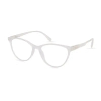 TruBlu | Transparent Medium Full Rim CATEYE Computer Glasses for Men & Women [Blue Block]