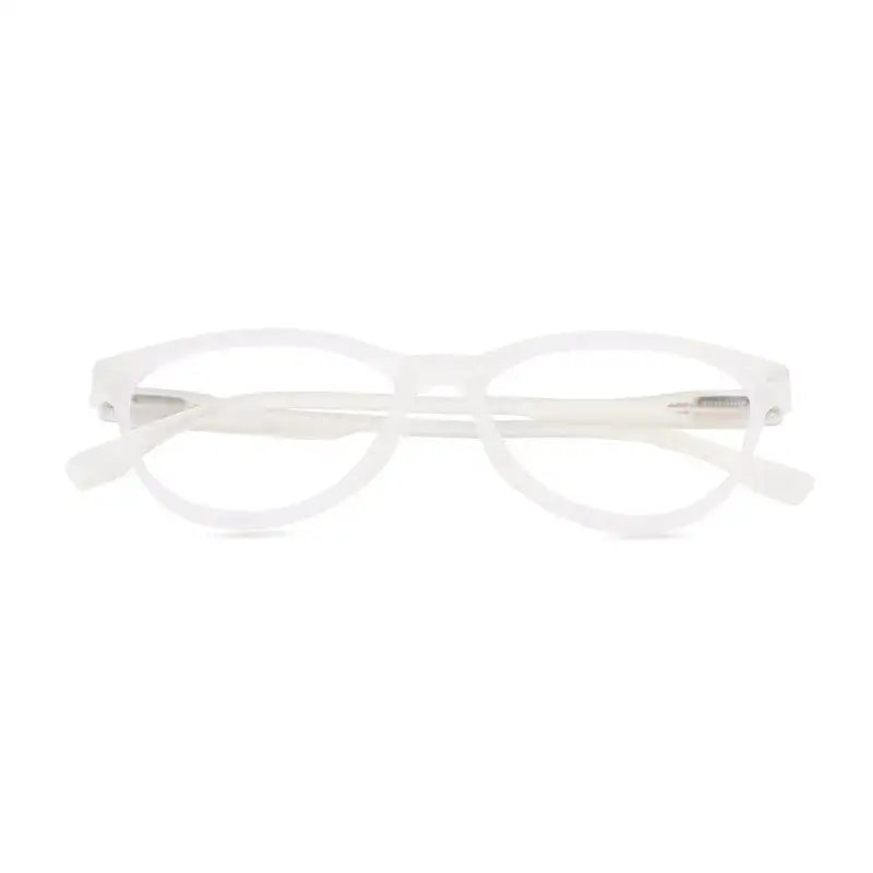 TruBlu | Transparent Medium Full Rim CATEYE Computer Glasses for Men & Women [Blue Block]