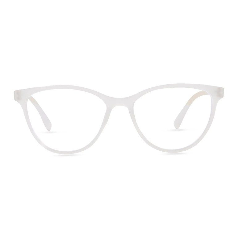 TruBlu Transparent Medium Full Rim CATEYE Computer Glasses for Men & Women — Hashtag Eyewears