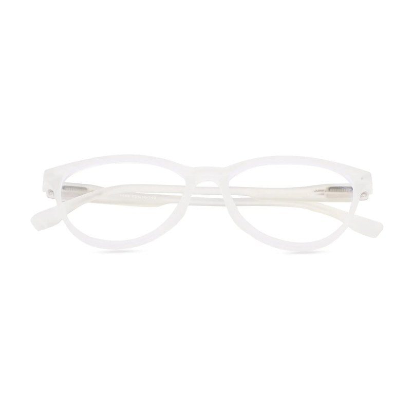 TruBlu Transparent Medium Full Rim CATEYE Computer Glasses for Men & Women — Hashtag Eyewears