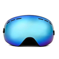Turbo | Blue Large Full Rim Visor Sports Sunglasses for Men & Women [UV-protected]
