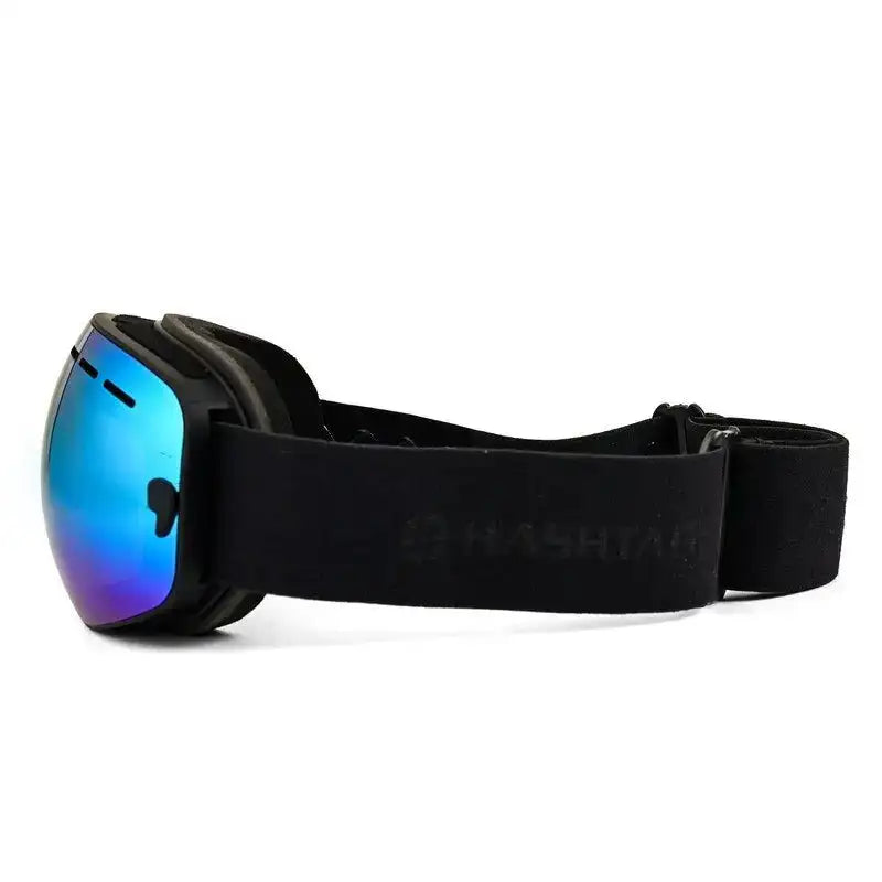 Turbo | Blue Large Full Rim Visor Sports Sunglasses for Men & Women [UV-protected]