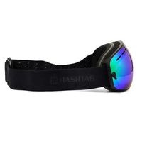 Turbo | Green Large Full Rim Visor Sports Sunglasses for Men & Women [UV-protected]