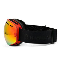Turbo | Red Large Full Rim Visor Sports Sunglasses for Men & Women [UV-protected]