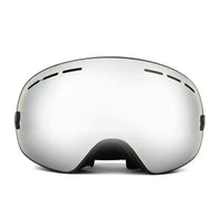 Turbo | Silver Large Full Rim Visor Sports Sunglasses for Men & Women [UV-protected]