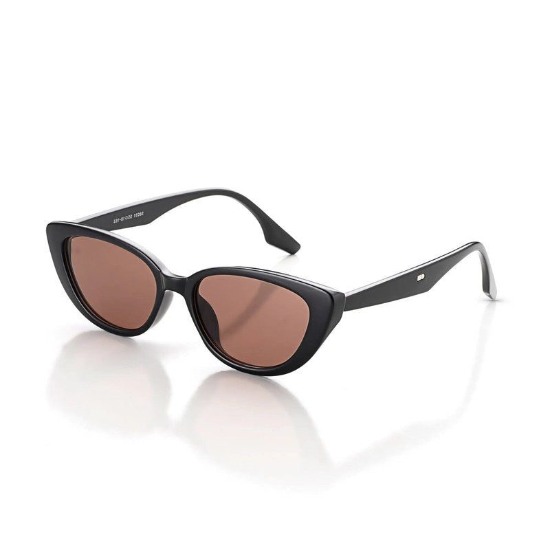 Ultravox Black Medium Full Rim Cat-Eye Sunglasses for Women HASHTAG X WHITECHERRY — Hashtag Eyewears