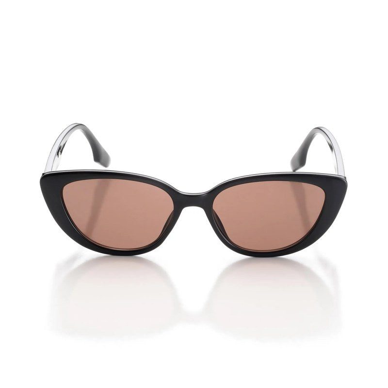 Ultravox Black Medium Full Rim Cat-Eye Sunglasses for Women HASHTAG X WHITECHERRY — Hashtag Eyewears