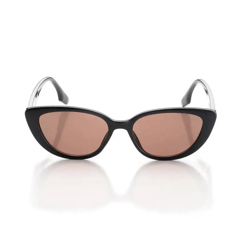 Ultravox | Black Medium Full Rim Cat-Eye Sunglasses for Women [UV-protected] HASHTAG X WHITECHERRY