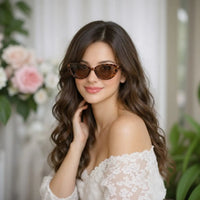Ultravox | Tiger-Black-Brown Medium Full Rim Cat-Eye Sunglasses for Women [UV-protected] HASHTAG X WHITECHERRY