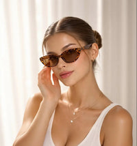 Ultravox | Tiger-Black-Brown Medium Full Rim Cat-Eye Sunglasses for Women [UV-protected] HASHTAG X WHITECHERRY