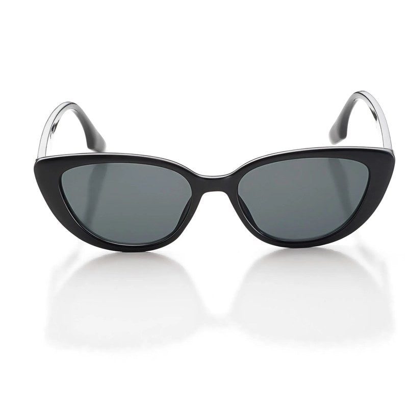 Ultravox | Transparent-Black Medium Full Rim Cat-Eye Sunglasses for Women [UV-protected] HASHTAG X WHITECHERRY