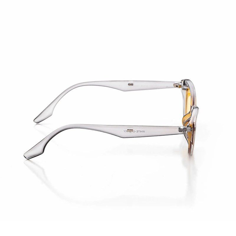 Ultravox Transparent-Grey Medium Full Rim Cat-Eye Sunglasses for Women HASHTAG X WHITECHERRY — Hashtag Eyewears