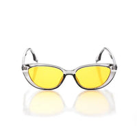 Ultravox | Transparent-Grey Medium Full Rim Cat-Eye Sunglasses for Women [UV-protected] HASHTAG X WHITECHERRY