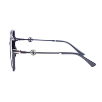 Ulyra Black Large Full Rim Square Sunglasses for Women — Hashtag Eyewears