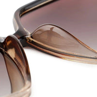 Ulyra Gradient Brown Large Full Rim Square Sunglasses for Women — Hashtag Eyewears