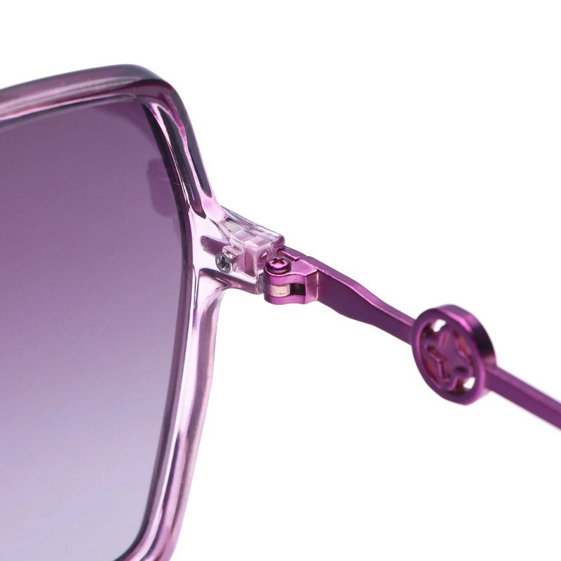 Ulyra Gradient Purple Large Full Rim Square Sunglasses for Women — Hashtag Eyewears