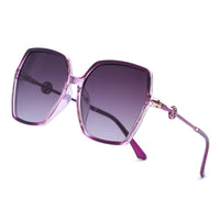 Ulyra Gradient Purple Large Full Rim Square Sunglasses for Women — Hashtag Eyewears