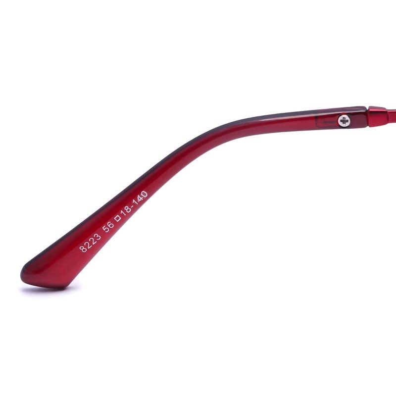 Ulyra Gradient Red Large Full Rim Square Sunglasses for Women — Hashtag Eyewears