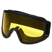 Ulyria Yellow Free Size Full Rim Shield Sports Sunglasses for Men & Women — Hashtag Eyewears