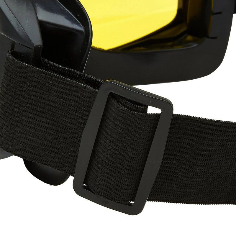 Ulyria Yellow Free Size Full Rim Shield Sports Sunglasses for Men & Women — Hashtag Eyewears