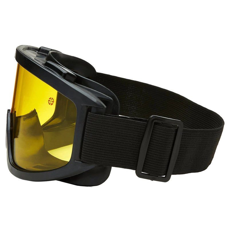 Ulyria | Yellow Free Size Full Rim Shield Sports Sunglasses for Men & Women [Air-Shield]