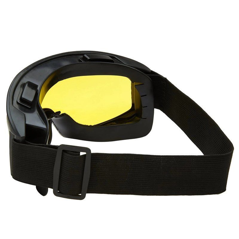 Ulyria | Yellow Free Size Full Rim Shield Sports Sunglasses for Men & Women [Air-Shield]