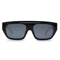 Umbra Black/Gold Medium Full Rim Rectangle Sunglasses for Men & Women — Hashtag Eyewears