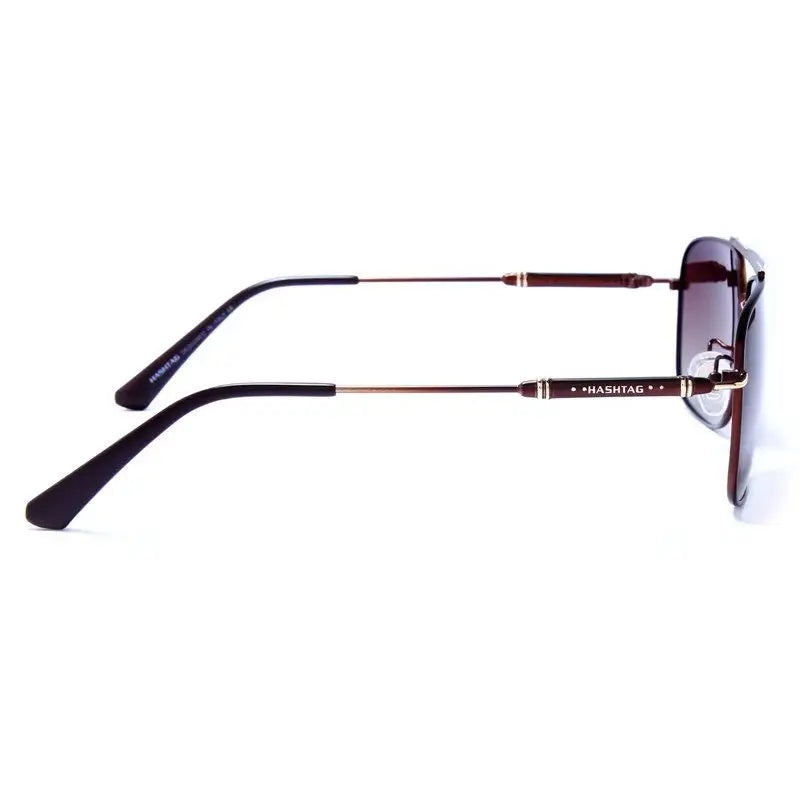 Unity | Gradient Brown Medium Full Rim Square Sunglasses for Men [Polarized]