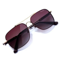 Unity | Gradient Brown Medium Full Rim Square Sunglasses for Men [Polarized]