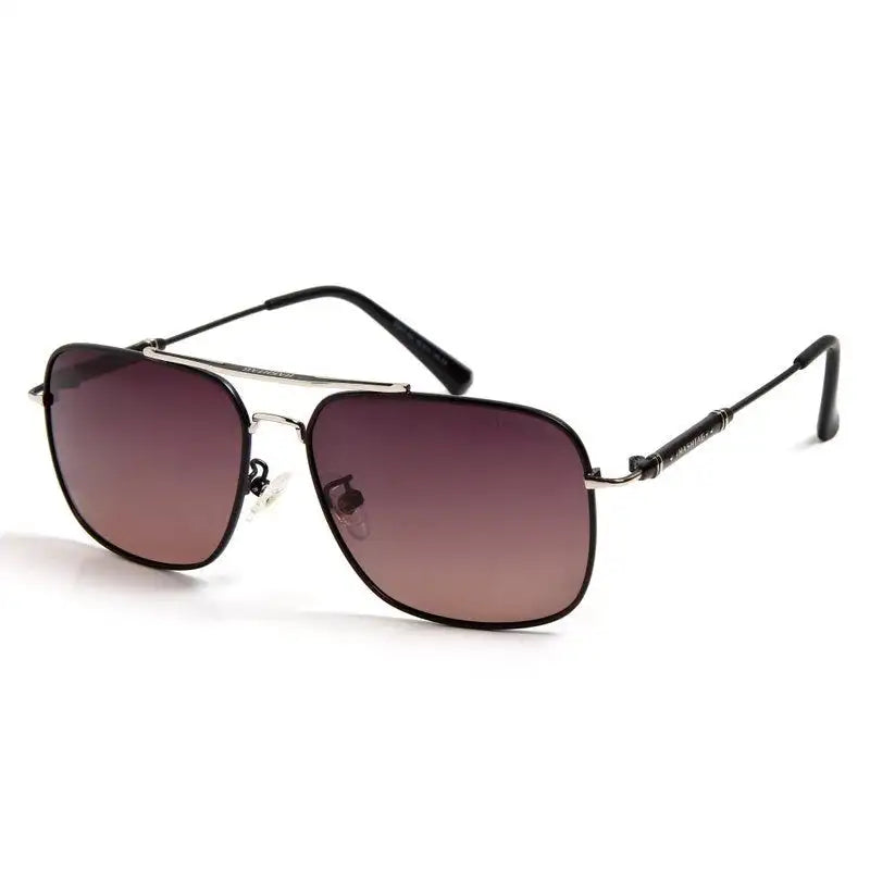 Unity | Gradient Purple Brown Large Full Rim Square Sunglasses for Men [Polarized]