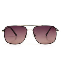 Unity | Gradient Purple Brown Large Full Rim Square Sunglasses for Men [Polarized]