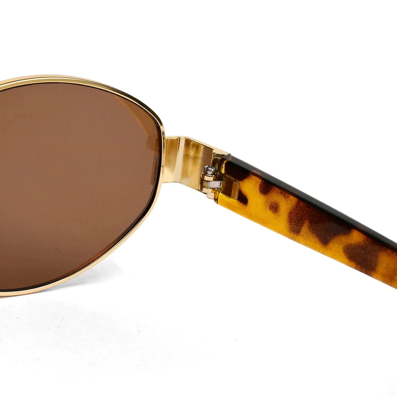 Urbanite | Brown Medium Full Rim Oval Sunglasses for Women [UV-protected]