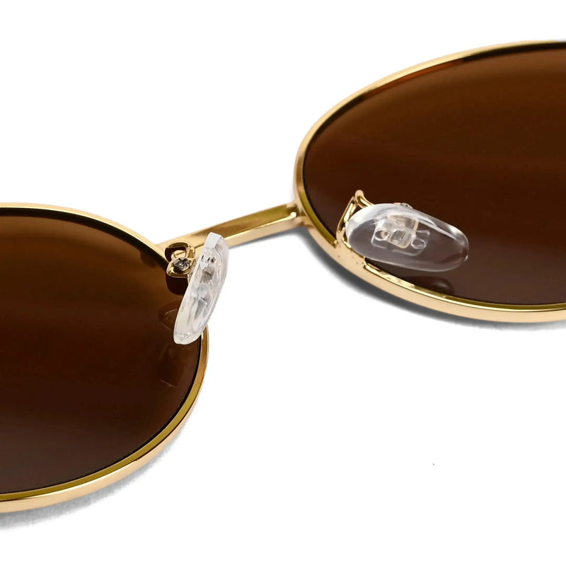 Urbanite | Brown Medium Full Rim Oval Sunglasses for Women [UV-protected]