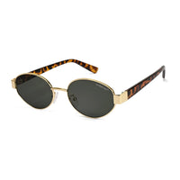 Urbanite | Green Medium Full Rim Oval Sunglasses for Women [UV-protected]