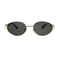 Urbanite | Green Medium Full Rim Oval Sunglasses for Women [UV-protected]