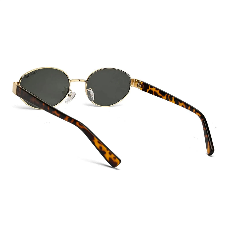 Urbanite | Green Medium Full Rim Oval Sunglasses for Women [UV-protected]