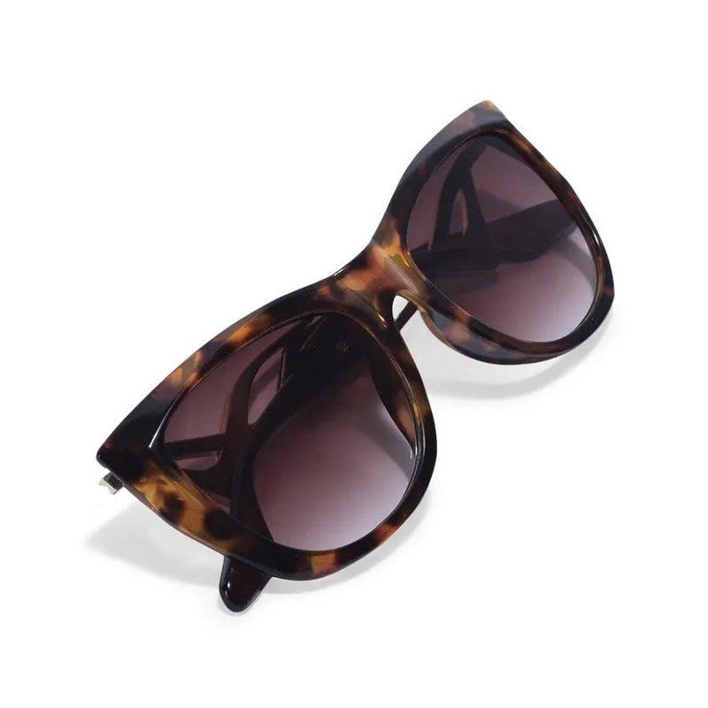 Vail Gradient Brown Medium Full Rim Shield Sunglasses for Women — Hashtag Eyewears