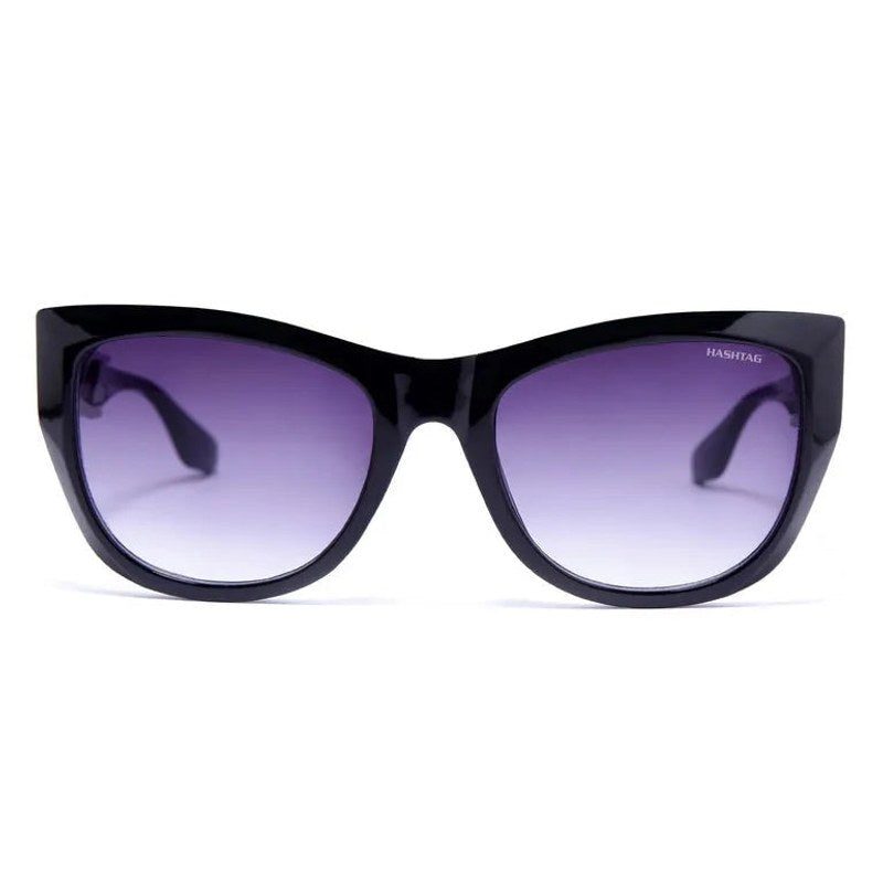 Vail Gradient Purple Medium Full Rim Shield Sunglasses for Women — Hashtag Eyewears