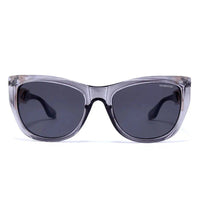 Vail Grey Medium Full Rim Shield Sunglasses for Women — Hashtag Eyewears