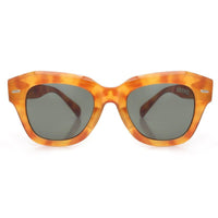 Valen Orange Texture Extra-Large Full Rim Wayfarer Sunglasses for Men & Women HASHTAG X VOSNO — Hashtag Eyewears