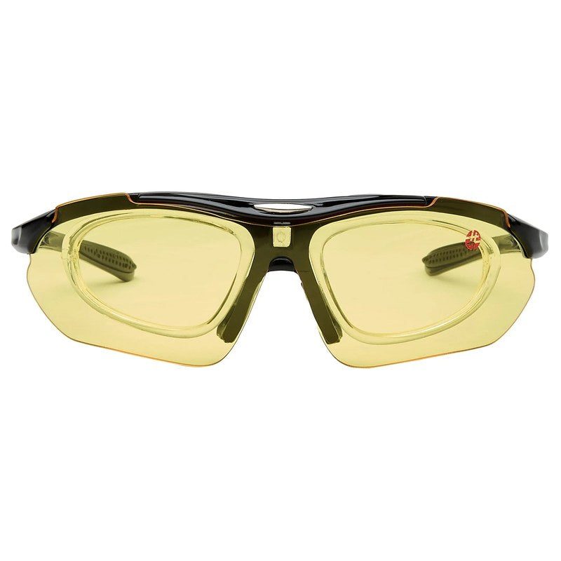 Valkor Black Free Size Half Rim Shield Sports Sunglasses for Men & Women Changeable Lens — Hashtag Eyewears