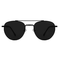 Valkyra Black Large Full Rim Aviator Sunglasses for Men & Women — Hashtag Eyewears