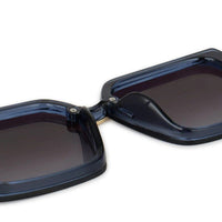 Valoria Blue Large Full Rim Square Sunglasses for Women — Hashtag Eyewears