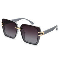 Valoria Grey Large Full Rim Square Sunglasses for Women — Hashtag Eyewears