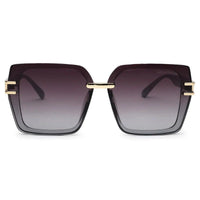 Valoria Grey Large Full Rim Square Sunglasses for Women — Hashtag Eyewears